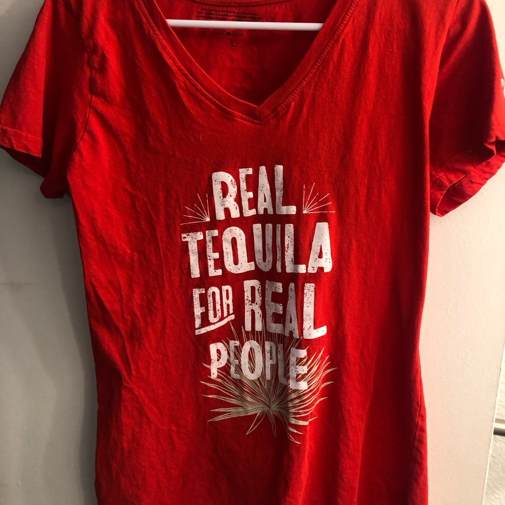 Vibrant Red Graphic Tee
